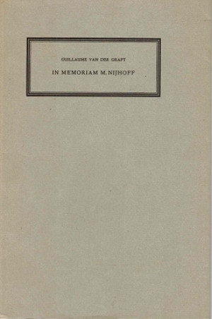 In memoriam M. Nijhoff