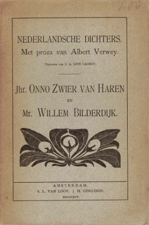 Nederlandsche dichters. Met proza van Albert Verwey. Jhr. Onno Zwier van Haren en Willem Bilderdijk