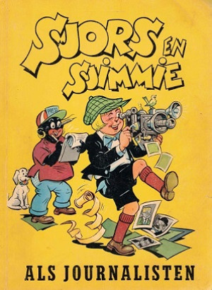 Sjors en Sjimmie als journalisten.