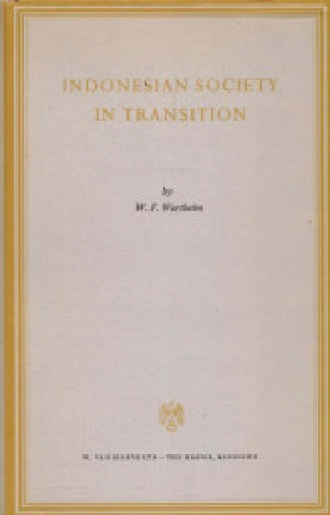 Indonesian society in transition. A study of social change`.