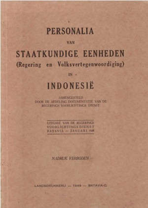 Personalia van staatkundige eenheden in Indonesië