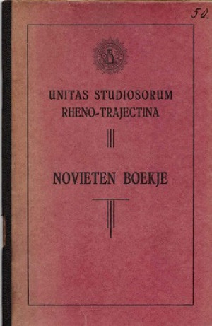 Studiosorum Rheno-Trajectina te Utrecht. Novieten boekje