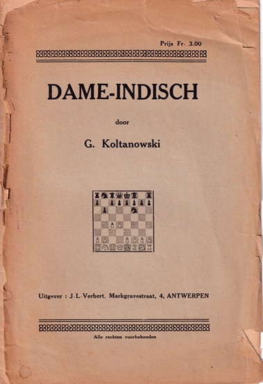 Koltanowski, G. - Dame-Indisch