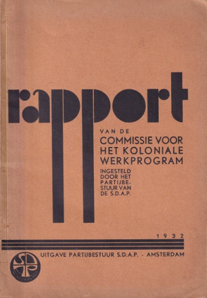 Rapport van de Commissie voor het koloniale werkprogram