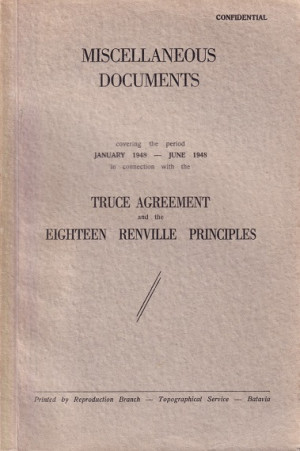 Truce agreement and the eighteen Renville principles
