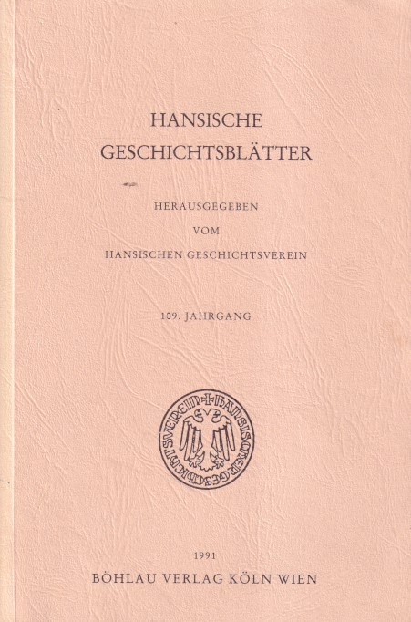 N.N. - Hansische Geschichtsblter. 109. Jahrgang
