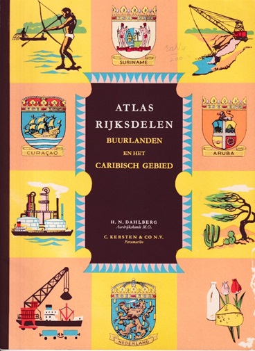 Dahlberg, H.N. - Atlas rijksdelen. Buurlanden en het Caribisch Gebied.