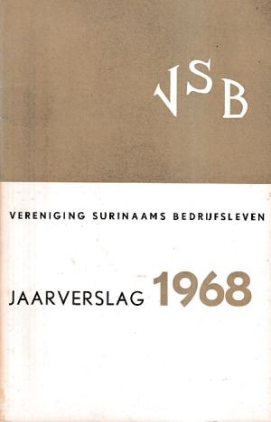 Vereniging Surinaams Bedrijfsleven. Jaarverslag 1968