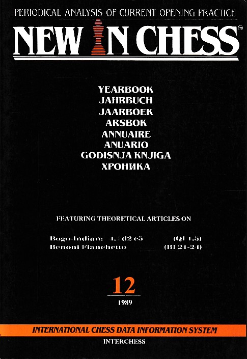 Sterren, Paul van der and Genna Sosonko (editors) - New in chess. 1989/12. Bogo-Indian and Benoni Fianchetto