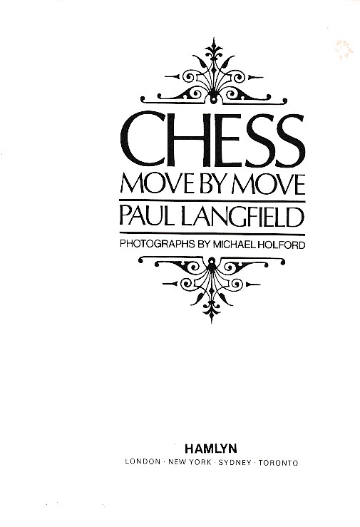 Langfield, Paul - Chess. Move by move.