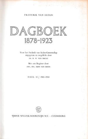 Dagboek 1978-1923. Deel II 1901-1910