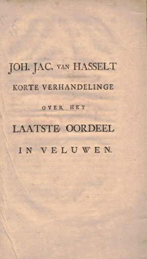Korte verhandelinge over het laatste oordeel in Veluwen