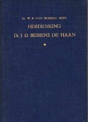 Herdenking Dr. J.D. Bierens de Haan.