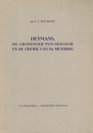 Heymans, de Groninger psychologie en de critiek van Dr. Meyering