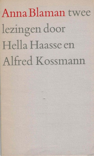 Anna Blaman, twee lezingen