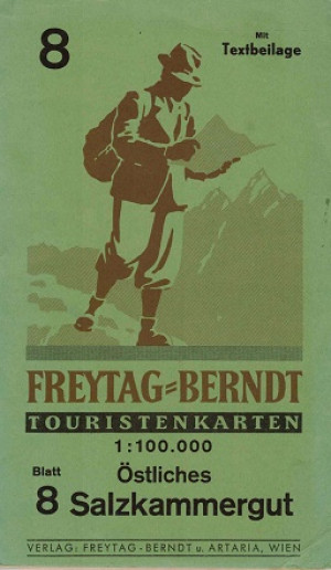 Freytag-Berndt Touristenkarten. nr  8 Östliches Salzkammergut