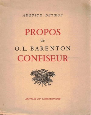 Propos de O.L. Barenton Confiseur