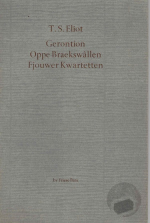 Gerontion Oppe Braekswâllen Fjouwer Kwartetten