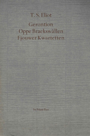 Gerontion Oppe Braekswâllen Fjouwer Kwartetten