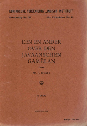 Een en ander over den Javaanschen Gamelan