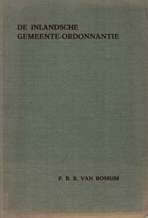 De inlandsche gemeente-ordonnantie