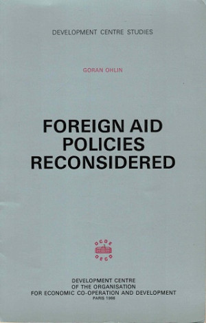 Foreign aid policies reconsidered