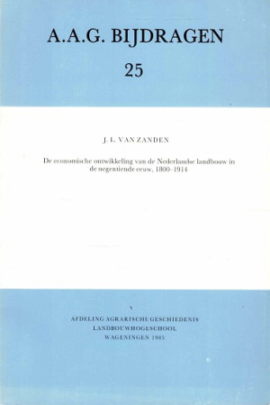 De economische ontwikkeling van de Nederlandse landbouw in de negentiende eeuw, 1800- 1914