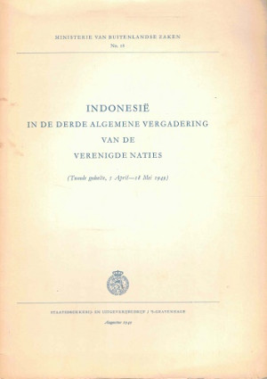 Indonesië in de derde algemene vergadering van de Verenigde Naties. Tweede gedeelte, 5 april - 18 mei 1949
