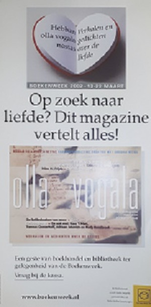 Boekenweekaffiche 2002. Magazine Olla Vogala