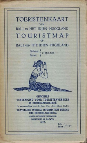 Toeristenkaart van Bali en Idjen-Hoogland
