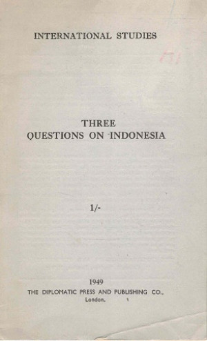 Three questions on Indonesia