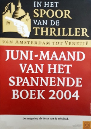 Maand van het spannende boek affiche 2004. In het spoor van de thriller