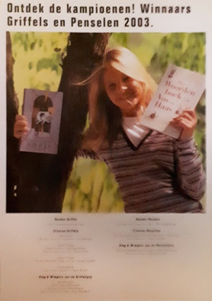 Kinderboekenweekaffiche 2003. Ontdek de kampioenen