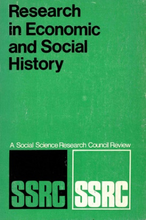 Research in economic and social history