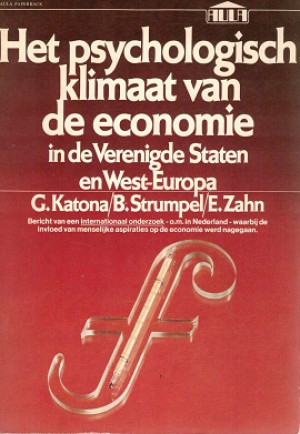 Het psychologisch klimaat van de economie in de Verenigde Staten en West-Europa