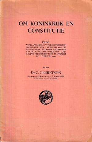 Om koninkrijk en constitutie