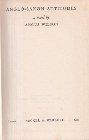 Anglo-Saxon attitudes