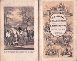 Een kijkje in de hut van Oom Tom met een toespraak aan de jeugd van de schrijfster