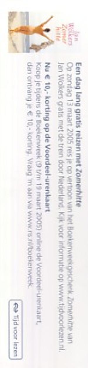 Boekenlegger Boekenweek 2005 Jan Wolkers - Zomerhitte