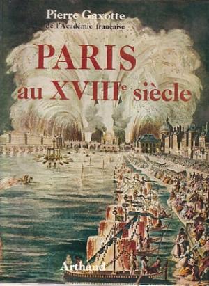 Paris au XVIIIe siècle.