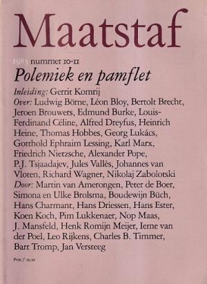 Polemiek en pamflet