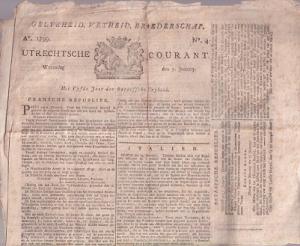 Utrechtsche Courant 9 january 1799
