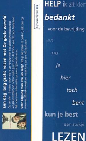 Boekenlegger Boekenweek 2006 Arthur Japin - De grote wereld