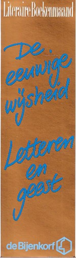 Boekenlegger Literaire Boekenmaand De Bijenkorf 1998
