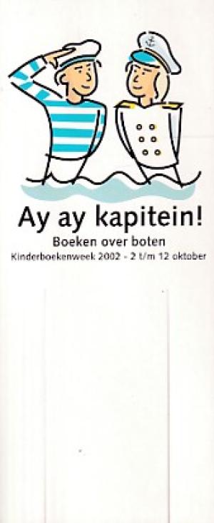 Boekenlegger Kinderboekenweek 2002 Ay Ay Kapitein