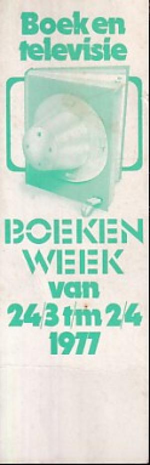 Boekenlegger Boekenweek 1977 Boek en televisie