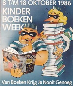 Sticker Kinderboekenweek 1986.