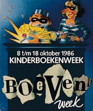 Sticker Kinderboekenweek 1986.