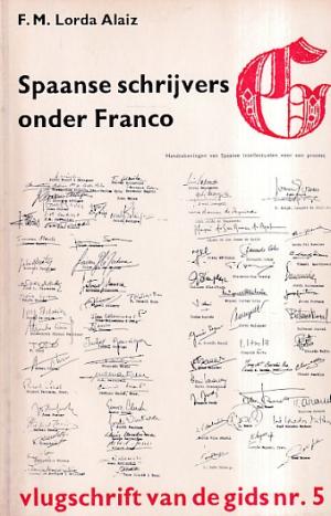 Spaanse schrijvers onder Franco