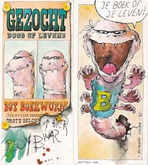 Boekenlegger Kinderboekenweek 1986. Je boek of je leven